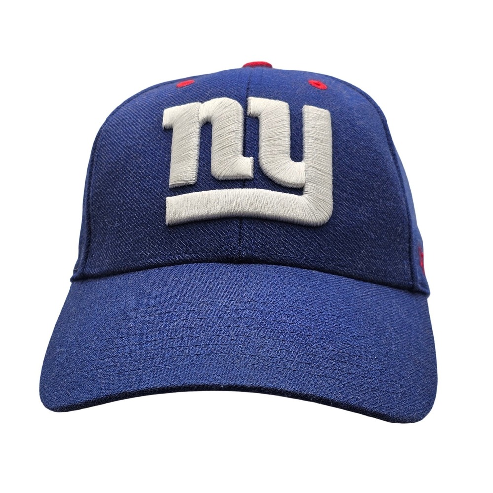 '47 Brand New York Giants Mens OSFM Adjustable Logo Baseball Cap Wool Blue NFL